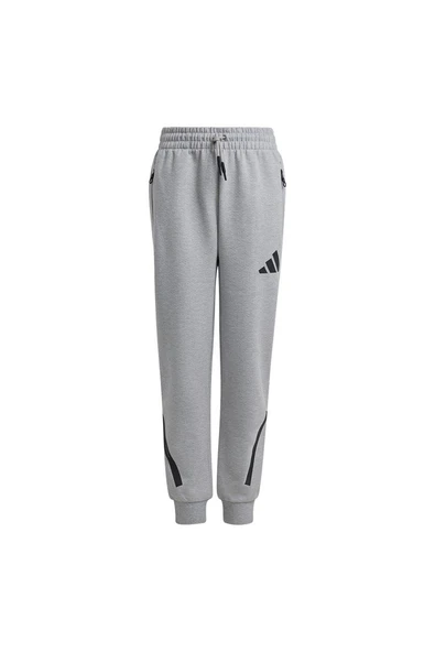 adidas Gri  Unisex Çocuk  Eşofman Altı J Z.N.E. PT JI7543 - Resim 6