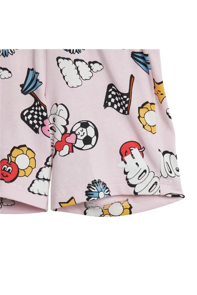 adidas Pembe  Bebek  Eşofman I  FUN AOP SET JI6235 - 5