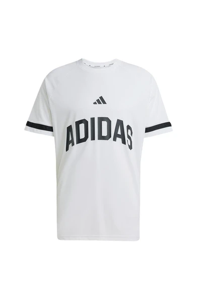 adidas Beyaz Erkek   T-Shirt M US SPORT TEE JD8099