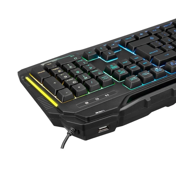Rampage KB-R63 STAGE Makrolu Klavye Stormy Siyah Kulaklık  G65 RGB Mouse + Mousepad 4lü OYUNCU SETİ - 4