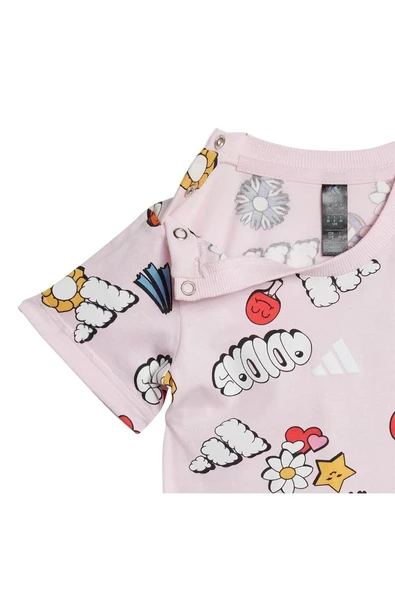 adidas Pembe  Bebek  Eşofman I  FUN AOP SET JI6235 - 3