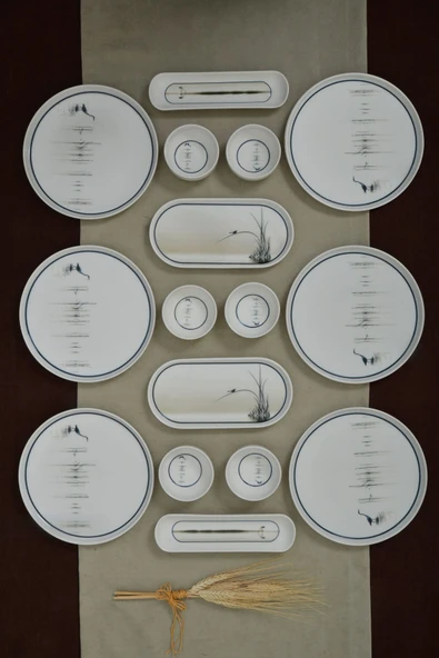 Farika Porselen Kuşadası 16 Parça 6 Kişilik Porselen Kahvaltı Takımı - 2