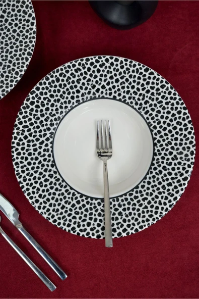 Farika Porselen Dalmaçya 28cm Porselen Makarna Tabağı