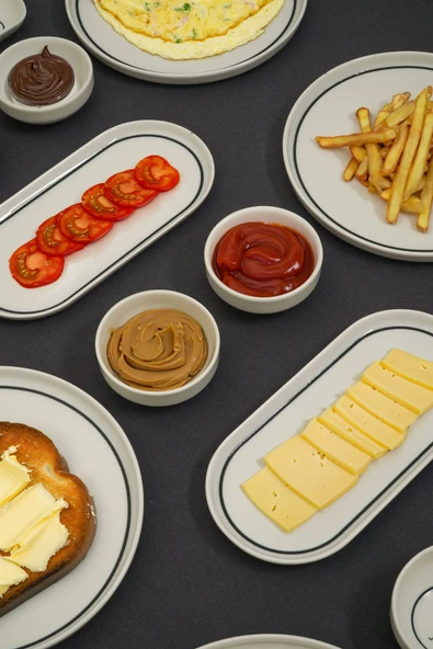 Farika Porselen Origami 16 Parça 6 Kişilik Porselen Kahvaltı Takımı - 3