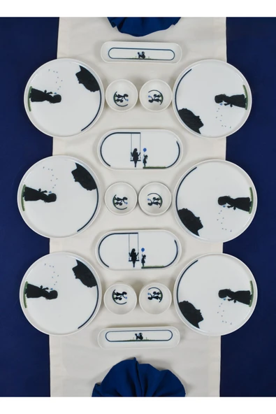 Farika Porselen Beliz 16 Parça 6 Kişilik Porselen Kahvaltı Takımı - 2