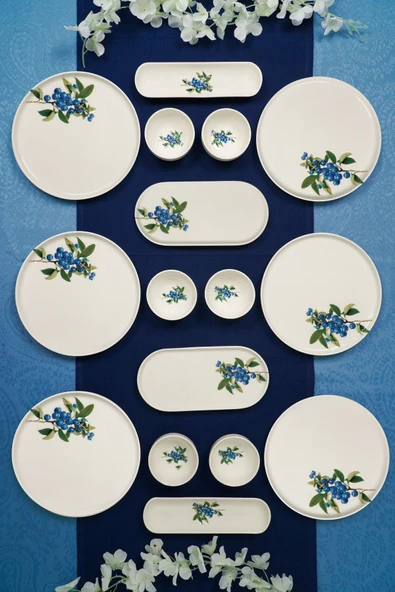 Farika Porselen Arya 16 Parça 6 Kişilik Porselen Kahvaltı Takımı - 2