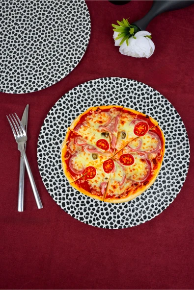 Farika Porselen Dalmaçya 32 Cm 2'li Pizza Tabağı Seti - 3