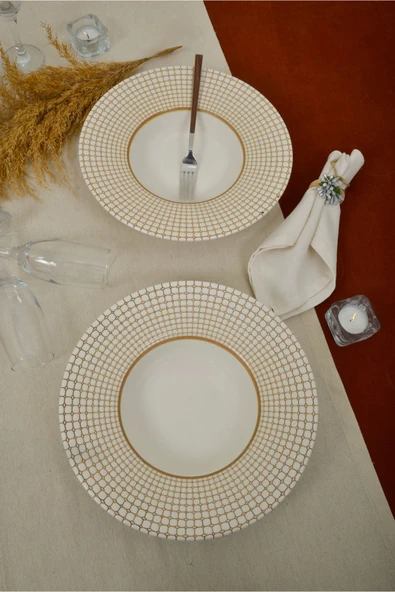 Farika Porselen Petek 28cm Porselen Makarna Tabağı - 2