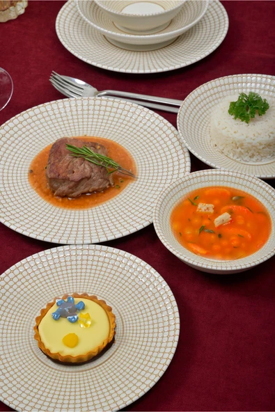 Farika Porselen Petek 24 Parça 6 Kişilik Yemek Takımı - 3