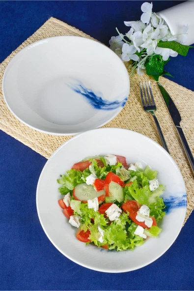 Farika Porselen Toros 2'li Porselen Salata Tabağı - 3