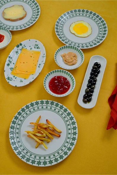 Farika Porselen Kartanem 16 Parça 6 Kişilik Porselen Kahvaltı Takımı - 3