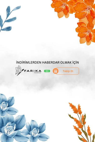 Farika Porselen Zühre Altın Yaldız 3 Parça Porselen Sunum Tabağı - 5