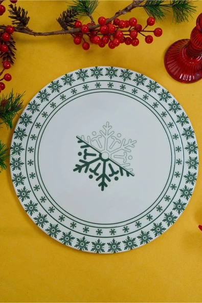 Farika Porselen Kartanem 32 Cm 2'li Pizza Tabağı Seti