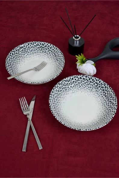 Farika Porselen Dalmaçya 23cm 2'li Porselen Salata Tabağı - 2