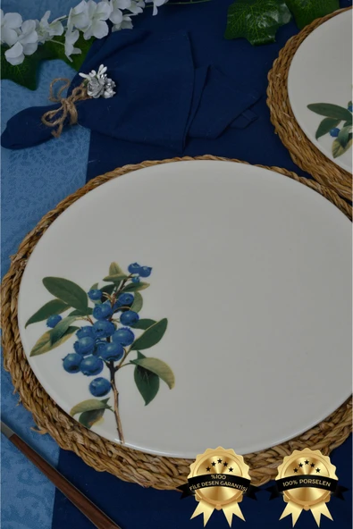 Farika Porselen Arya 32 Cm 2'li Pizza Tabağı Seti