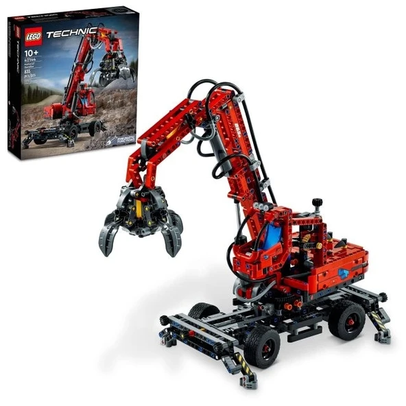 LEGO Technic Malzeme Taşıyıcı 42144 Mekanik Model Vinç Oyuncak Multicolor