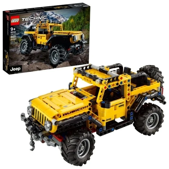 LEGO Technic Jeep Wrangler 4x4 Oyuncak Araba 42122 Model Yapı Seti