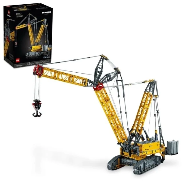 LEGO Technic Liebherr Paletli Vinç LR 13000 42146 Yapı Seti Yellow/Grey