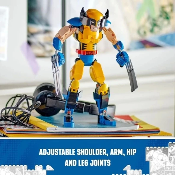 LEGO Marvel Wolverine İnşaat Figürü - 5