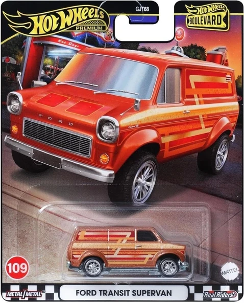 Hot Wheels Ford Transit Supervan Boulevard Premium Araçlar -HRT76
