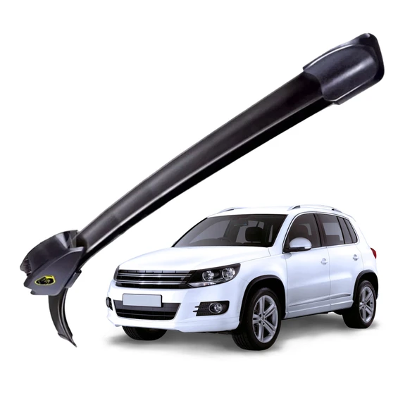 Mega Oto Market RBW Otomobil Sileceği Muz Silecek Takımı 60/53 cm 24/21 inch Land Rover Evoque - Volkswagen Tiguan ile uyumlu