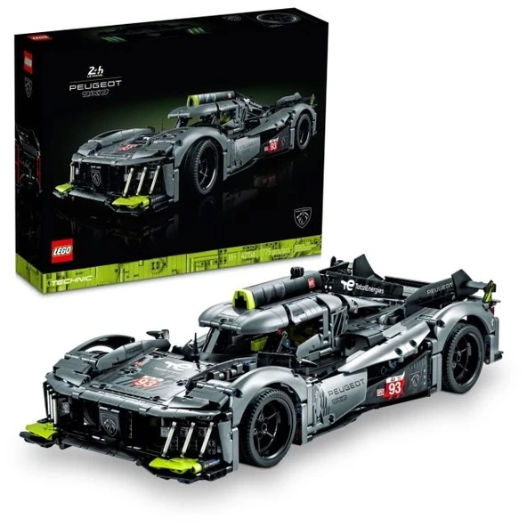 LEGO Technic Peugeot 9X8 24H Le Mans Hibrit Hiper Araba 42156 Grey/Black