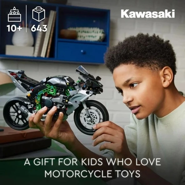 LEGO Technic Kawasaki Ninja H2R Motosiklet Oyuncak 42170 - 2