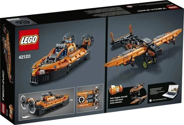 LEGO Technic Rescue Hovercraft 42120 Model Yapı Seti - 5