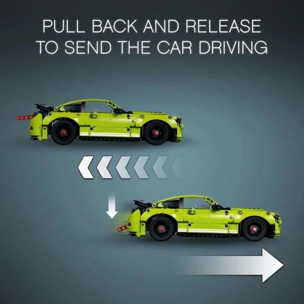 LEGO Technic Ford Mustang Shelby GT500 Yapı Seti 42138 - 5