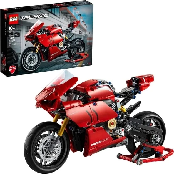 LEGO Technic Ducati Panigale V4 R Motosiklet 42107 Yapı Seti - 3