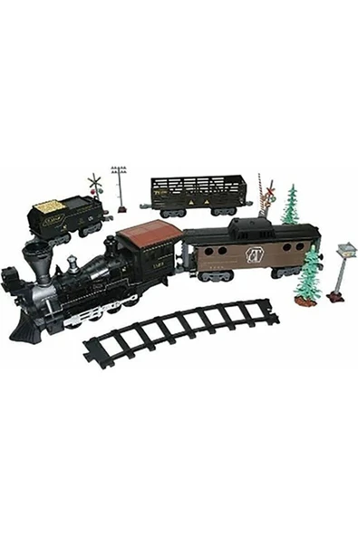 Vardem Işıklı Ve Sesli 30 Parça Classic Buharlı Tren Set 1613A
