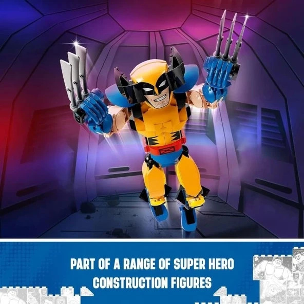 LEGO Marvel Wolverine İnşaat Figürü - 7