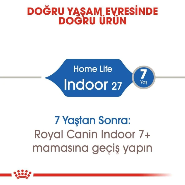Royal Canin İndoor 27 Kuru Kedi Maması 2 Kg - Resim 3