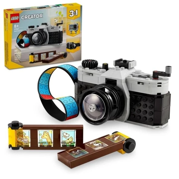 LEGO Creator 3'ü 1 Arada Retro Kamera Oyuncak 31147 Multicolor