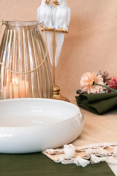 Farika Porselen Şira Yalın 27 cm Güveç Kabı - 2