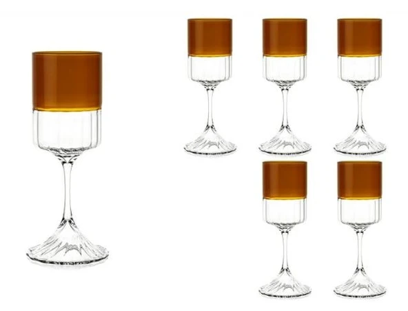 Mikasa Moor Amber 6'lı Beyaz Şarap Kadehi P342.101395