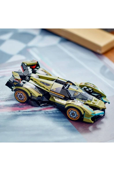 LEGO ® Speed Champions Lamborghini Lambo V12 Vision GT Süper Araba 76923 –10 Yaş ve Üzeri Set(230 P.) - 6