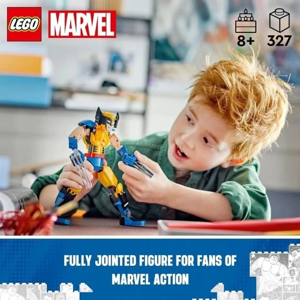 LEGO Marvel Wolverine İnşaat Figürü - 3