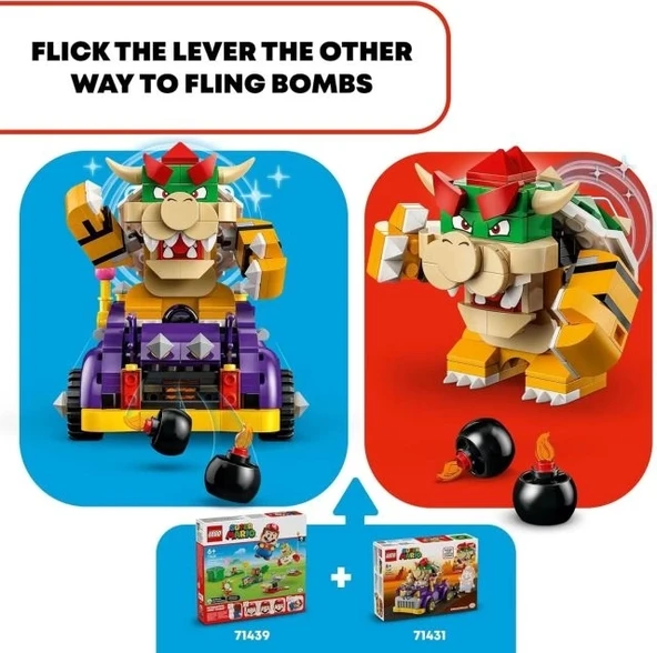 LEGO Super Mario Bowser'ın Kas Arabası Genişletme Seti 71431 - 9