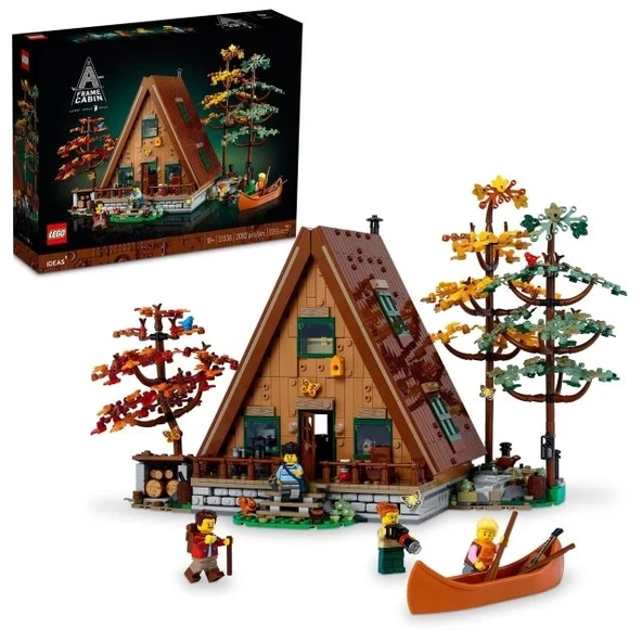 LEGO Ideas A-Frame Kabin Koleksiyonluk Sergi Seti 21338