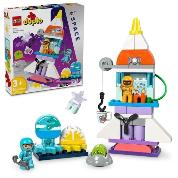 LEGO DUPLO Uzay Mekiği Macerası Roket Gemisi Yapım Seti