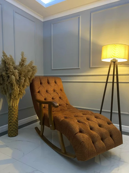 Puffy Kumaş Sallanan Dinlenme Koltuğu & Tv Koltuğu ( Yastıksızdır ) DEMONTE