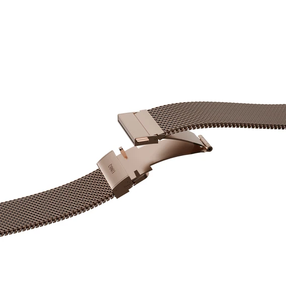 Apple Watch 49mm Ultra 2/1 - 46mm Seri 10 - 45mm Seri 9/8/7 - 44mm Seri SE2/SE/6/5/4 Hasır Kordon  Rose Gold - 2
