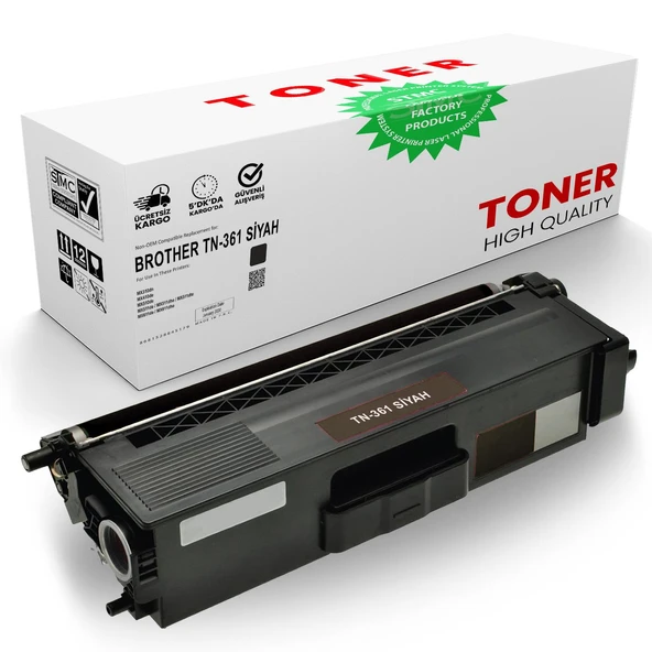 Brother TN-361 Siyah /MFC-L8600CDW Uyumlu Muadil Toner