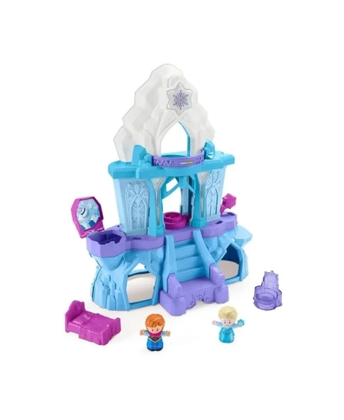 Fisher-Price - Disney Frozen Anna ve Elsa Figürlü Oyun Seti Çok Renkli