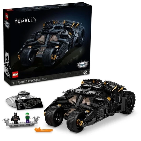 LEGO DC Batman Batmobil Tumbler Yapı Seti 76240 Frustration-Free Packaging