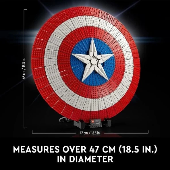 LEGO Marvel Kaptan Amerika'nın Kalkanı 76262 Model Kiti - 4