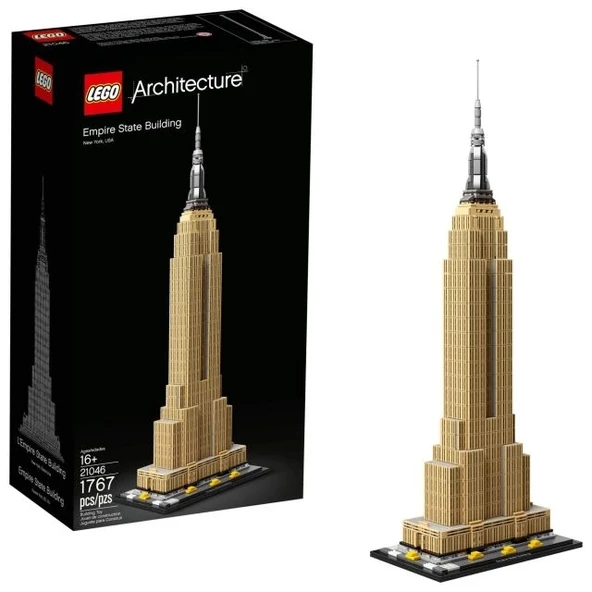 LEGO Mimarlık Empire State Binası Yapı Seti 21046 Multicolor