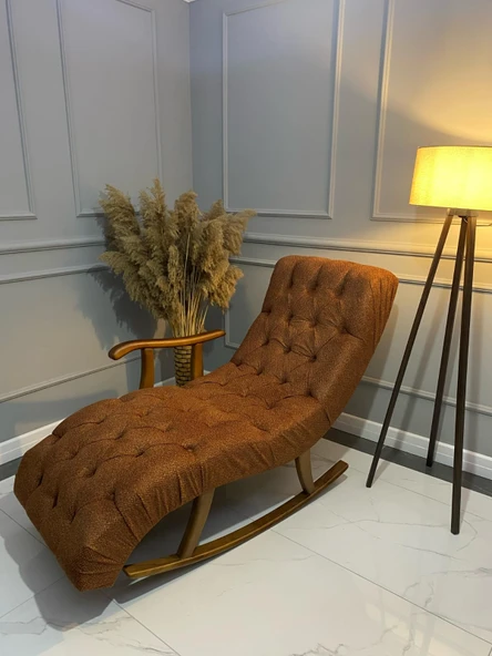 Puffy Kumaş Sallanan Dinlenme Koltuğu & Tv Koltuğu ( Yastıksızdır ) DEMONTE - 4