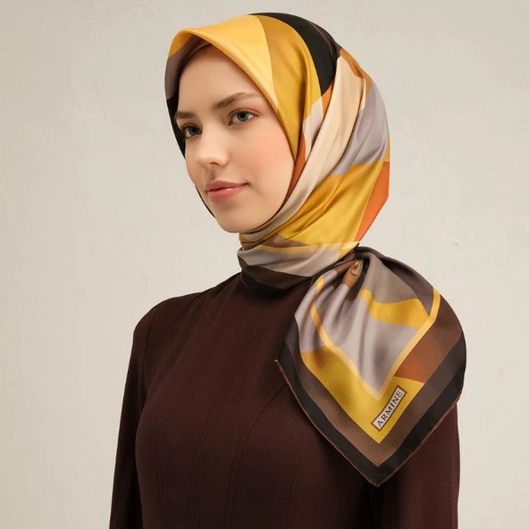 Armine E25YA9331D01 57 Dj Saf İpek Eşarp 9331D (T)